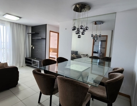 Lindo apartamento de 3 quartos mobiliado em Jardim Camburi.